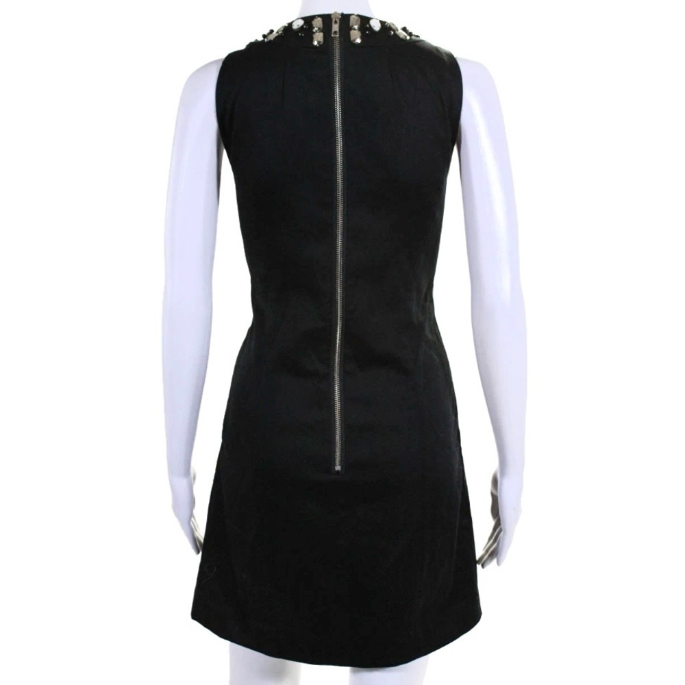 Milly of NY Vintage Fit & Flare Cocktail Dress in Black Size 6 - Picture 3 of 11